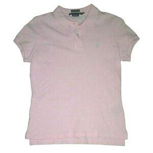 Ralph Lauren Polo Shirt Vintage y2k Pink Skinny Preppy Prep School Mean Girls